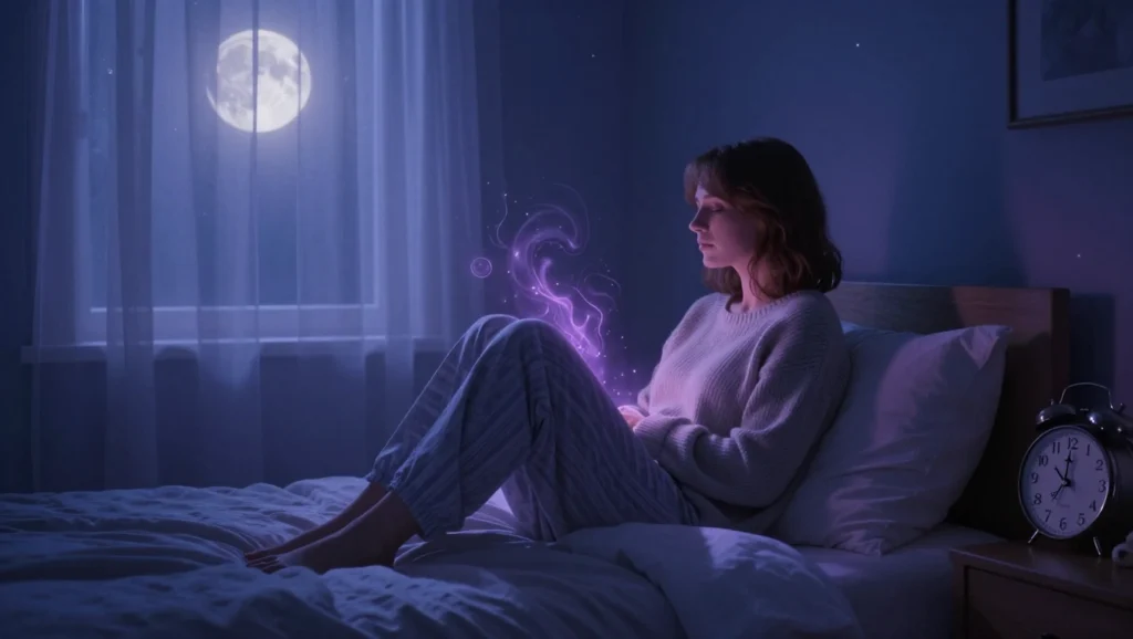 Spiritual meaning of waking up at 3am showing symbolic night energy and witching hour concept