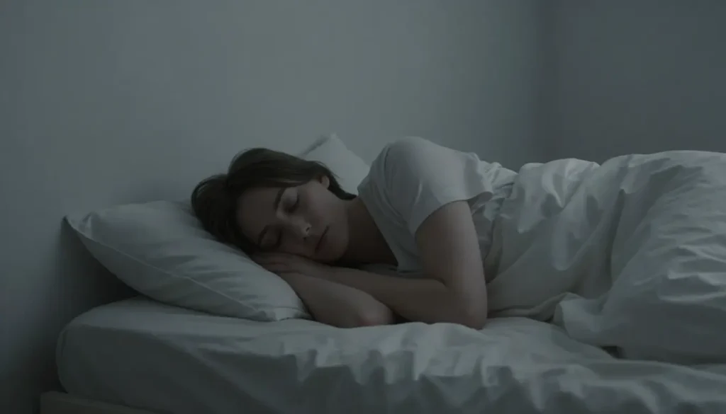 Modern lifestyle illustration showing natural ways to fall asleep without melatonin