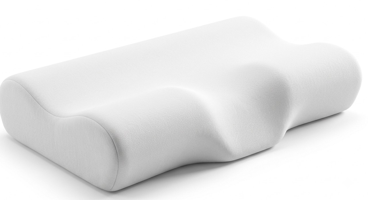 Contour memory foam cervical pillow for neck pain relief, Queen size